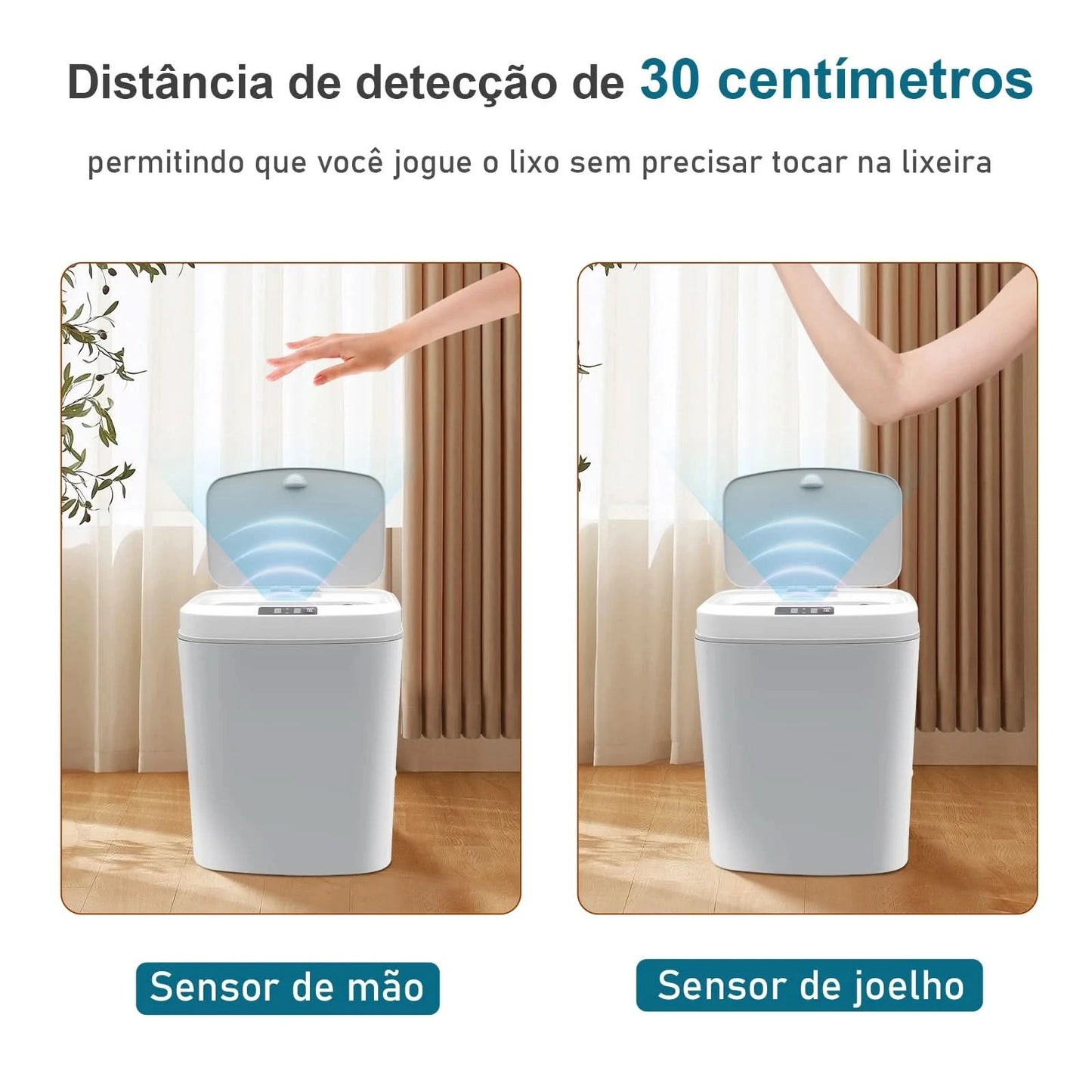 Automatischer Sensor-Mülleimer, Abfalleimer, Mülleimer, Plastik-Mülleimer, Küche, Wohnzimmer, Haushaltskapazität