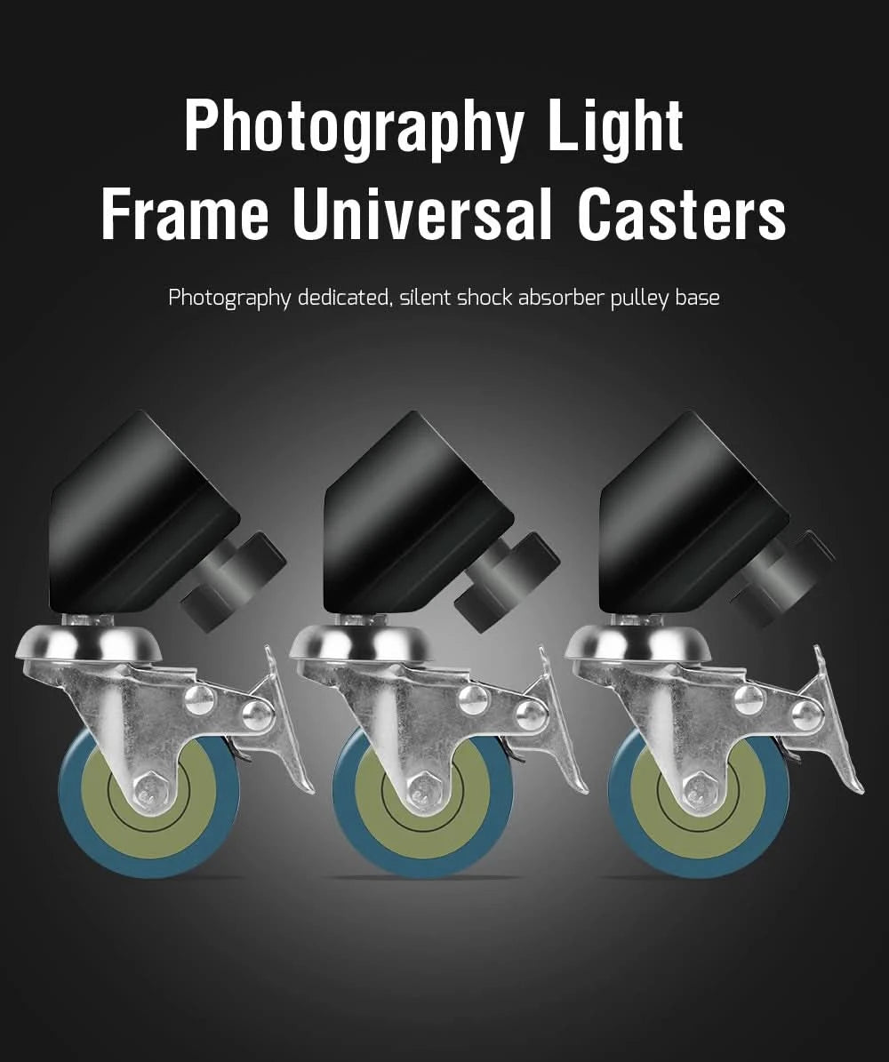 2/2.8M Edelstahl-Aluminiumlegierung Stativ Faltbares Leuchtenstativ Stativ Fotografie C-Stand für Spotlicht Softbox Fotostudio