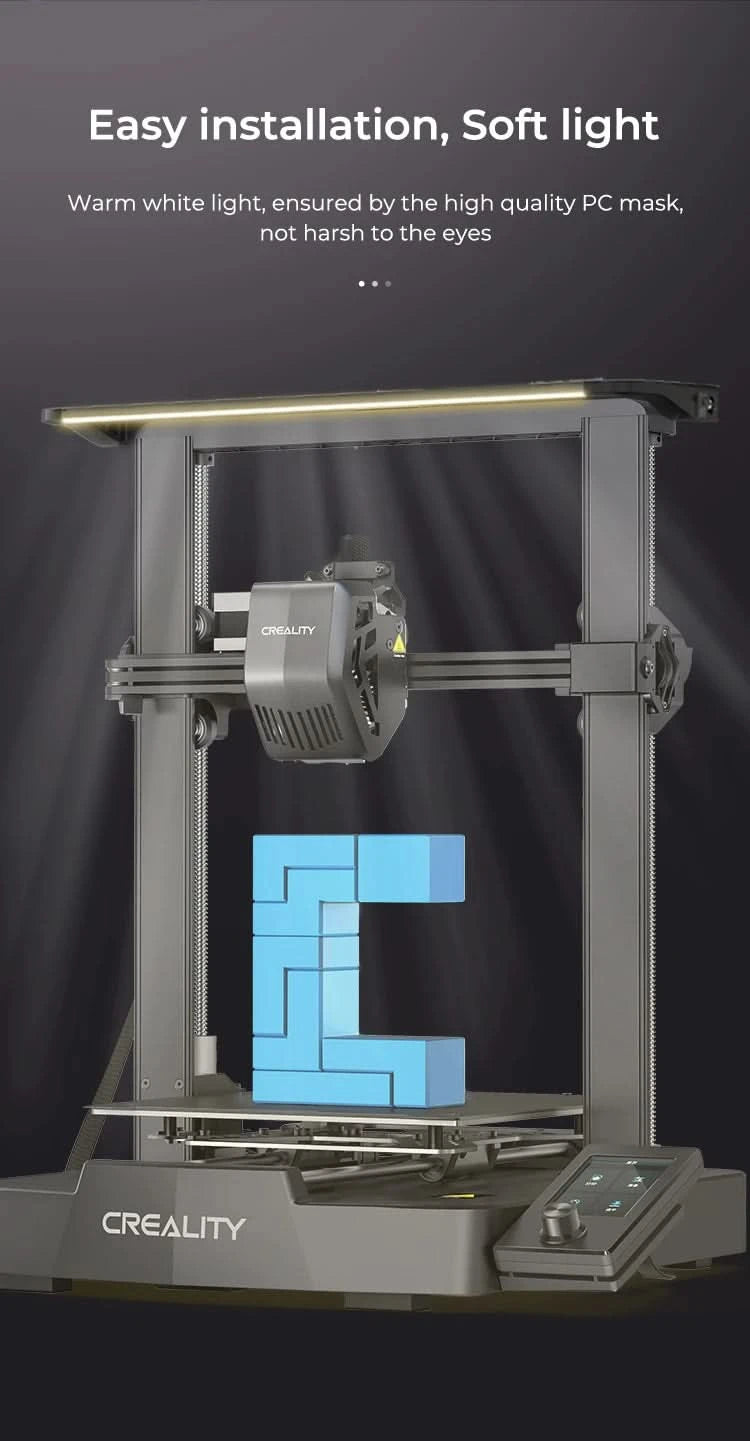 Creality Original Ender-3 V3 SE/KE LED-Lichtleiste Helles Licht Energie- und Stromsparend Einfache Installation