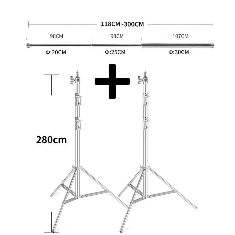 Cross Arm 2.49m Crane Lifting Frame Studio Photo Telescopic Boom Arm Top Light Stand With Sandbag for Speedlite