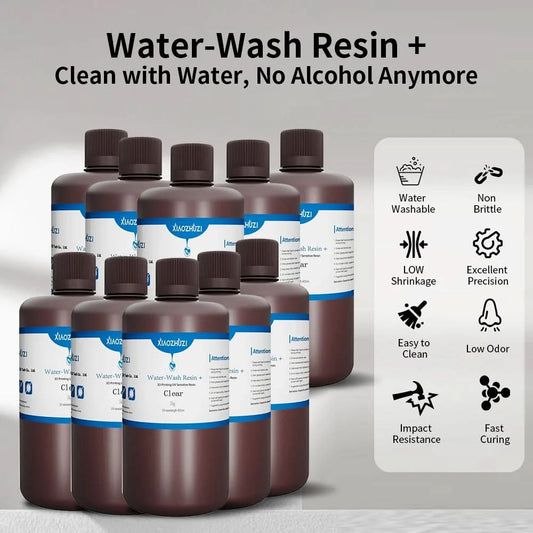 XiaoZhuZi Water Washable 3D Printer Resin Compatible with Anycubic Elegoo