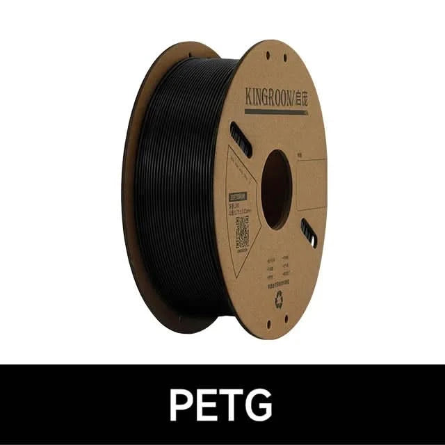 KINGROON Standard 1KG PLA PETG TPU ABS Filament 1.75mm +/- 0.03mm No bubbles 3D Printer Plastic, Random Spool