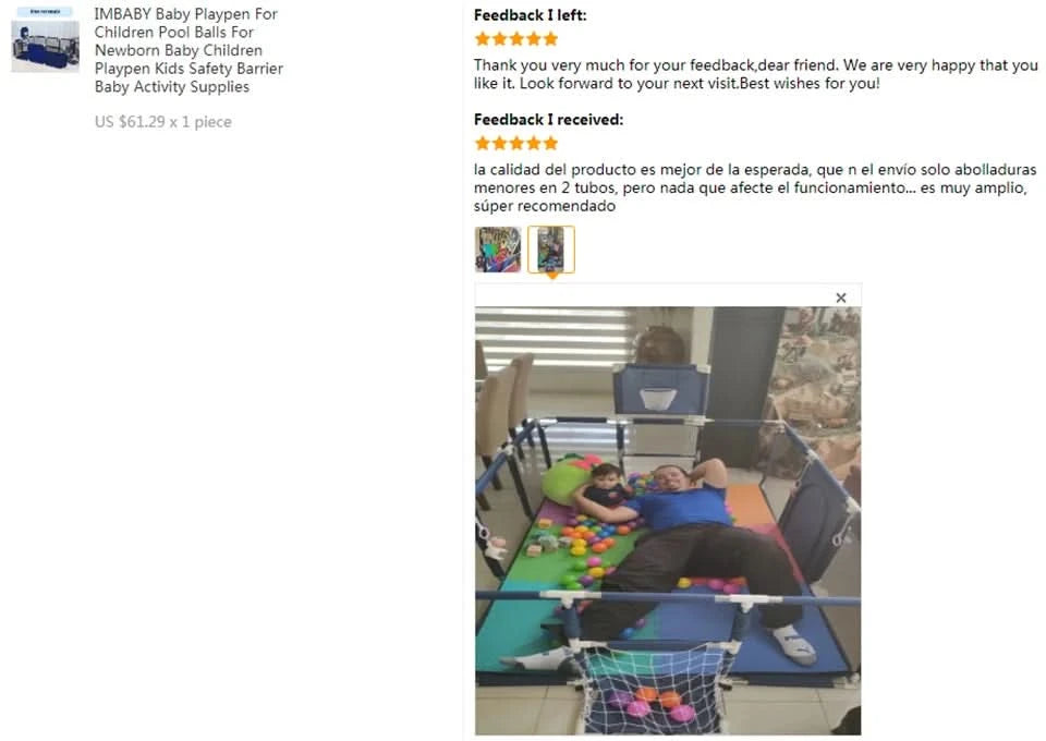 IMBABY Großer Kinderlaufstall für Kinder, Baby-Laufgitter, Cartoon-Laufgitter, Basketball-Aktivitätszaun