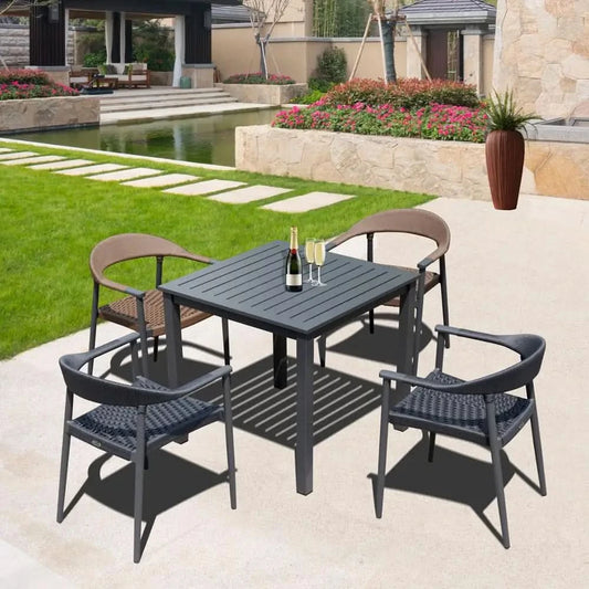 KT High End  Garden Furniture Set Outdoor Table Sets for Hotel Restaurant Garden
