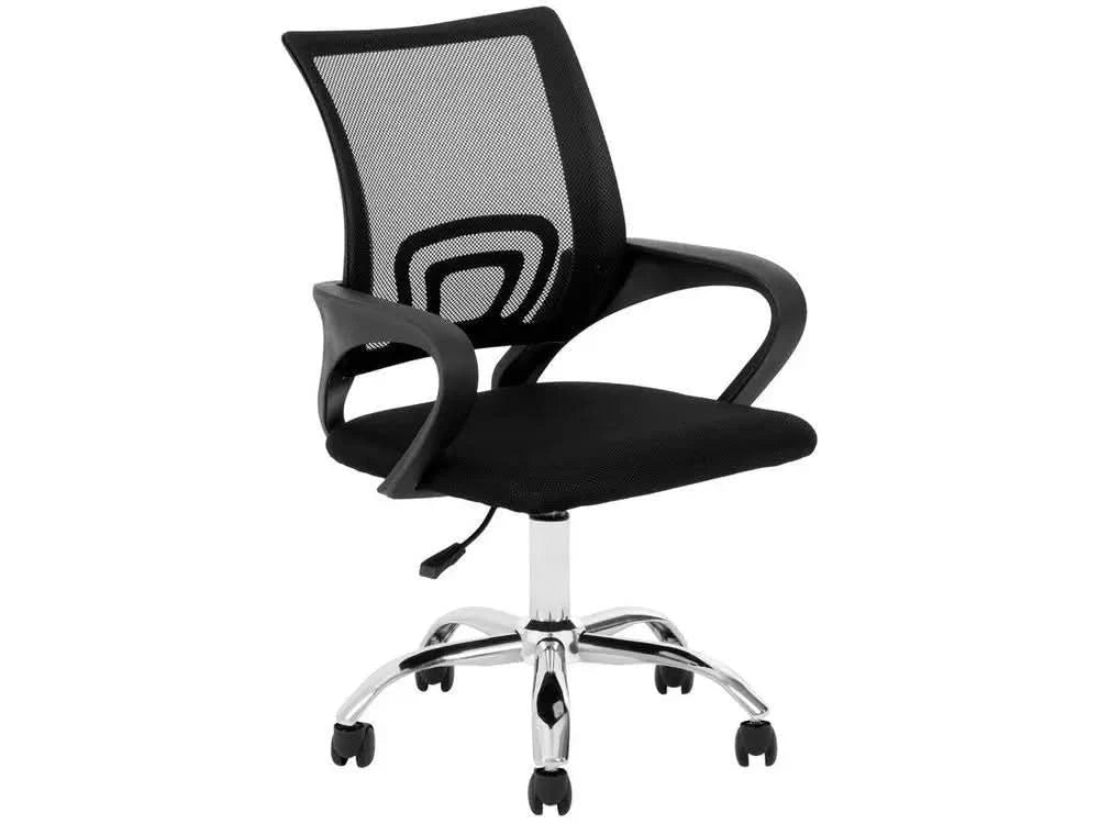 Schwarzer Drehstuhl für das Büro