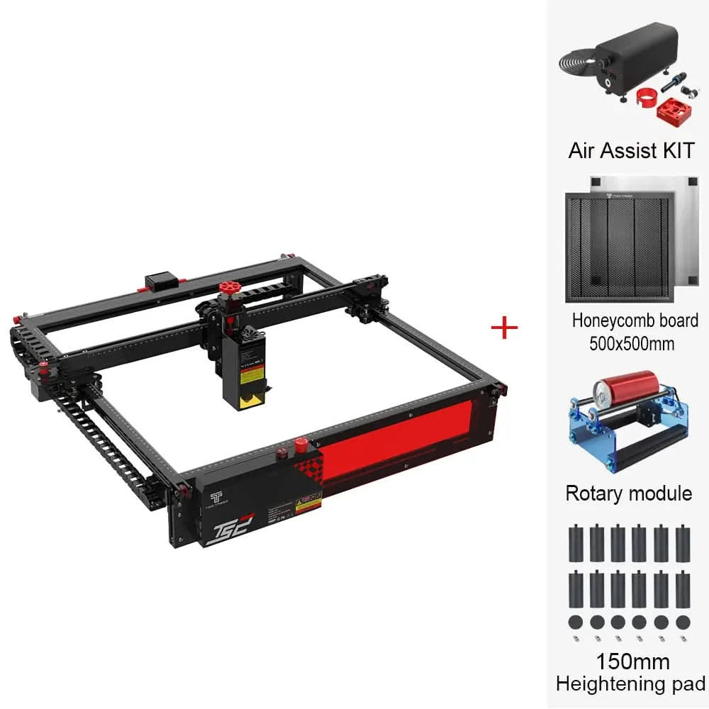 TWOTREES TS2 Metal Laser Engraving Machine 22W Laser Cutting 12mm Wood Acrylic Engraving Size 410*410mm