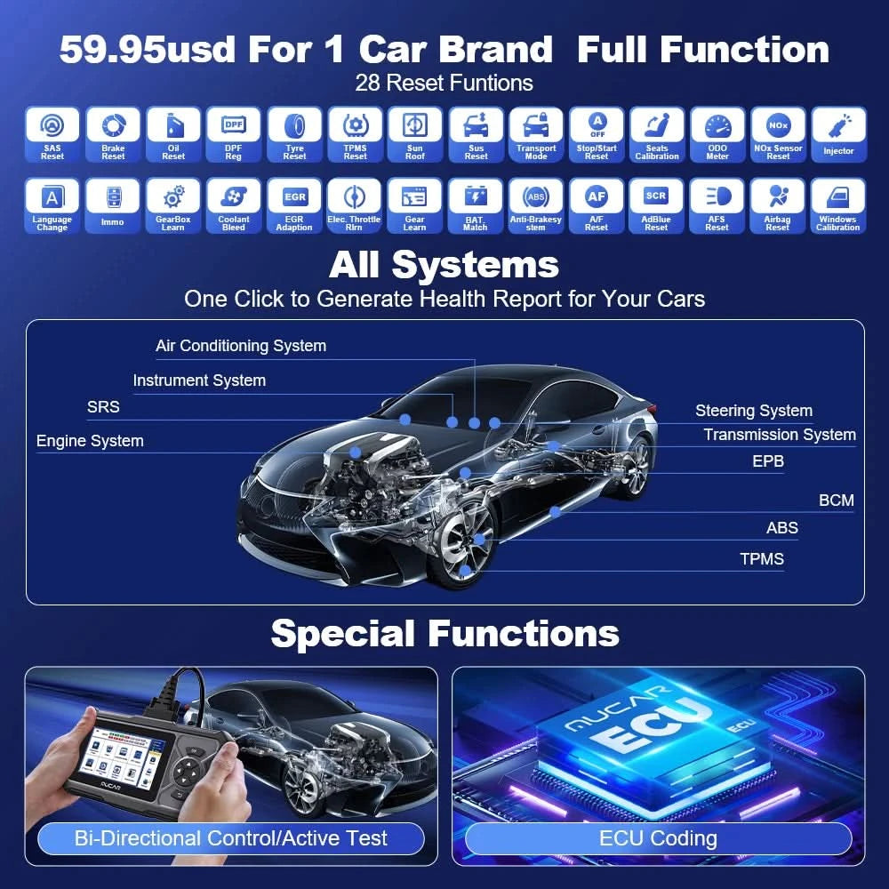 MUCAR CDE900 PRO Diagnosewerkzeuge für Auto Obd2 Code-Lesegerät Diagnose Autos Lebenslanges kostenloses Update OBD2 Scanner Werkzeuge für Mechaniker
