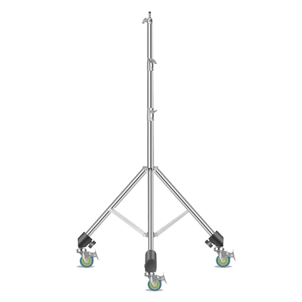 2/2.8M Edelstahl-Aluminiumlegierung Stativ Faltbares Leuchtenstativ Stativ Fotografie C-Stand für Spotlicht Softbox Fotostudio