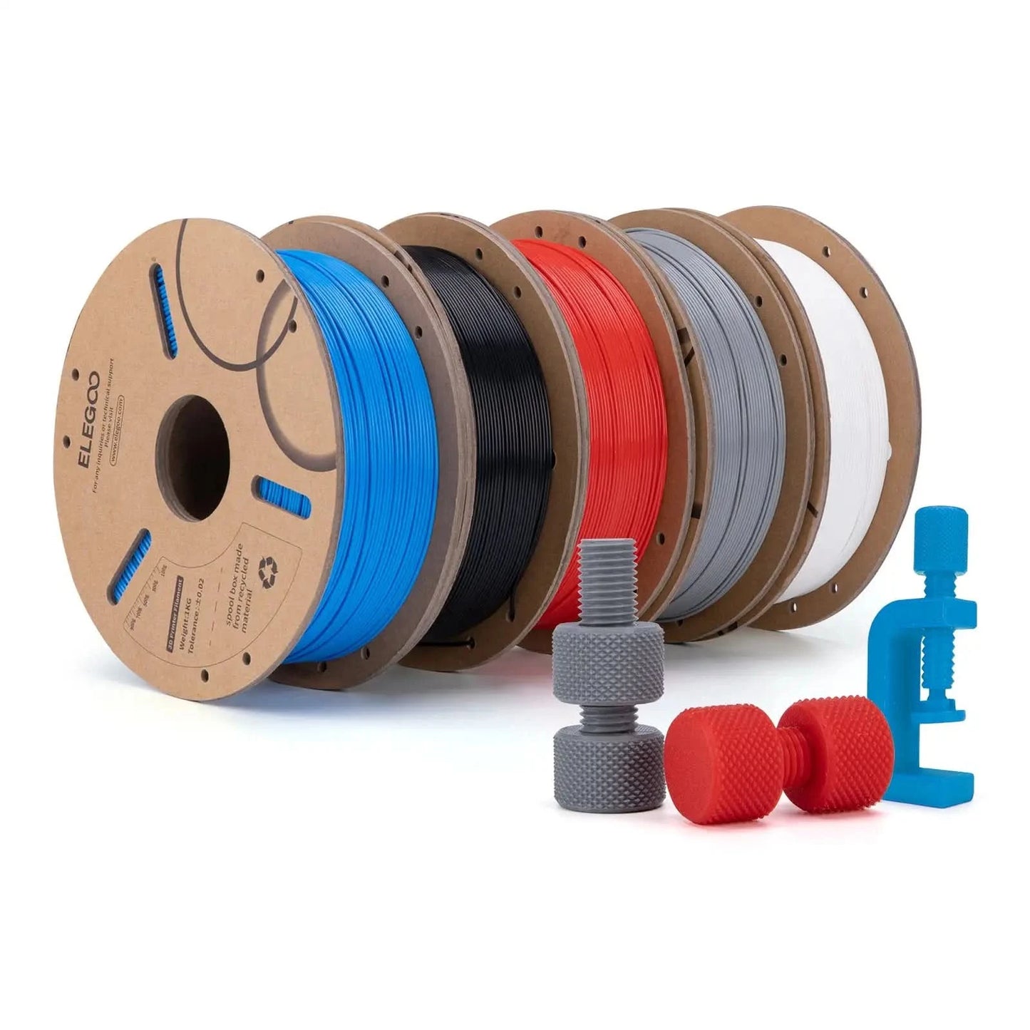 ELEGOO 1.75mm PLA Filament 1kg Plastic 3D PLA for 3D Printer Consumables Material for FDM 3D Printer NEPTUNE 3 PRO