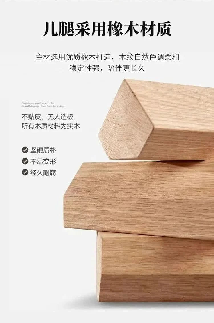 Modern simple creative round coffee table household small apartment living room tempered glass coffee table Internet celebrity