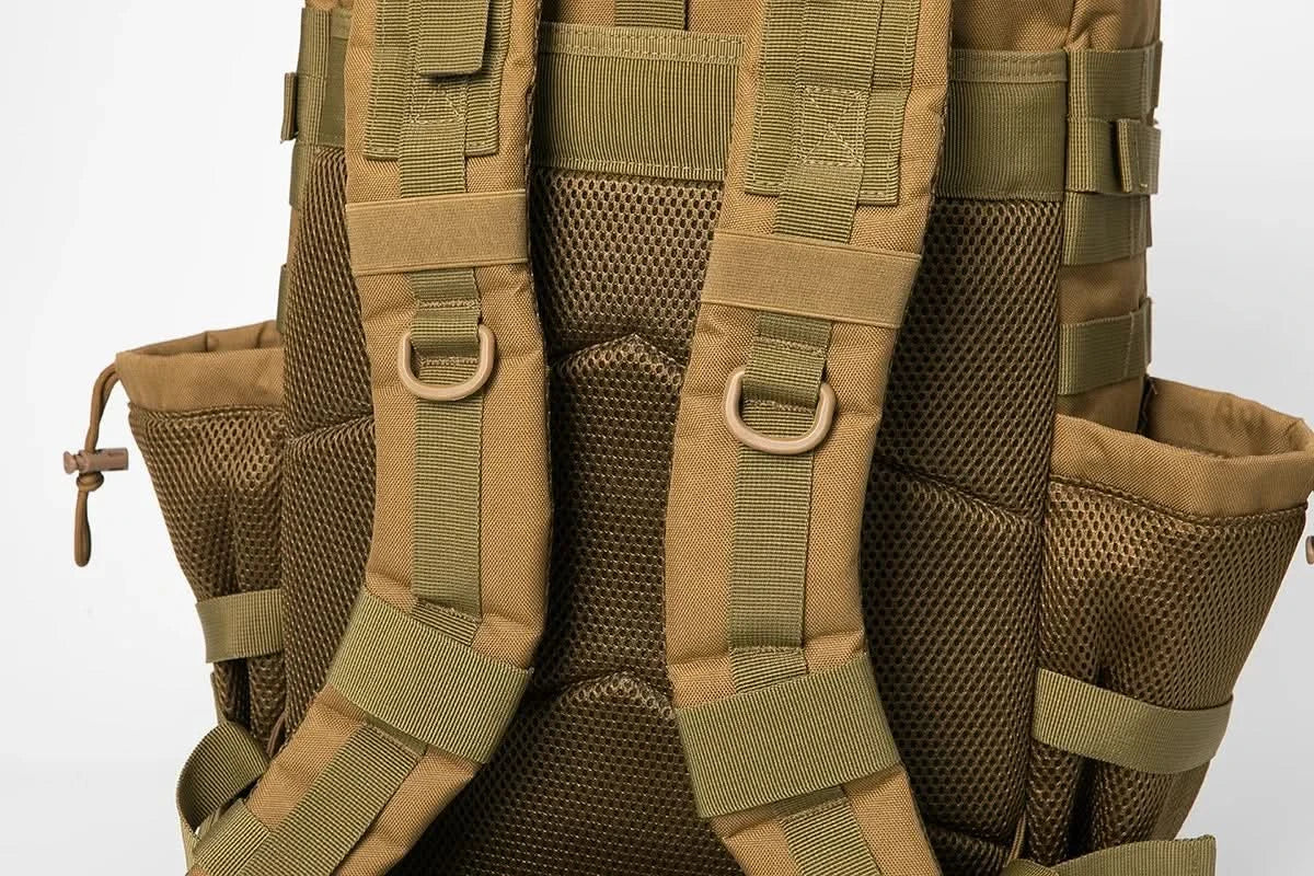 45L Taktischer Rucksack für Herren Outdoor Camping Ausrüstung Wanderrucksack Überlebensrucksack Reisetasche Schulranzen