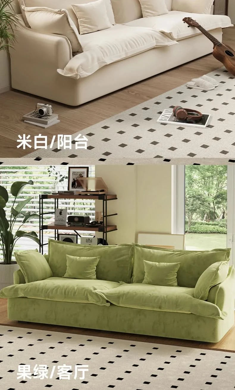 Double Floor Living Room Sofas Designer Cushion Adults Comfortable Sofa Floor Elegant Divani Da Soggiorno House Accessories