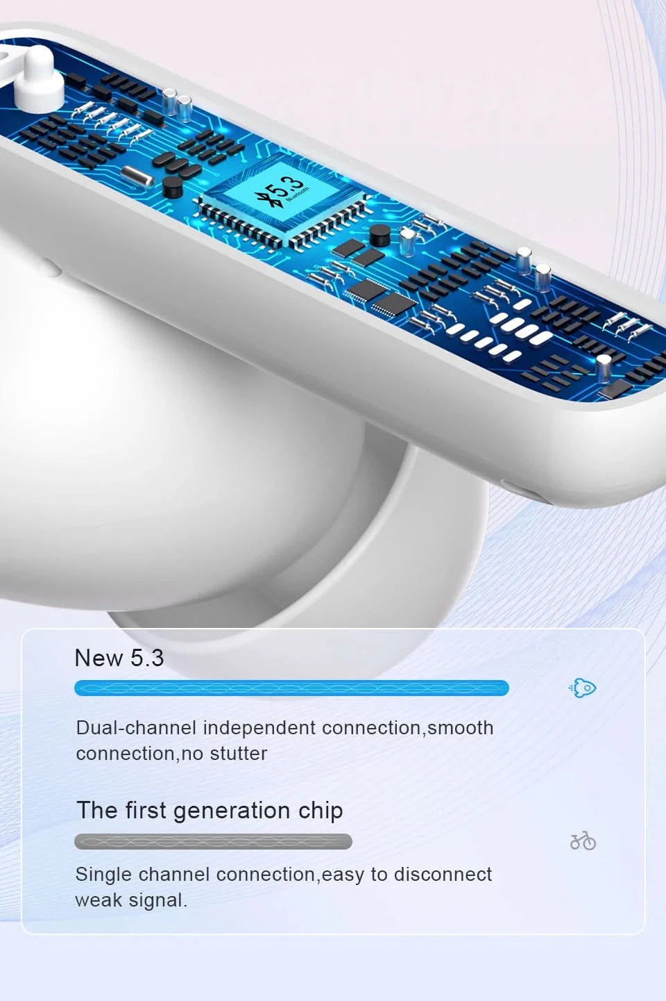 QCY T13 ANC Wireless Earbuds Bluetooth 5.3 TWS ANC Geräuschunterdrückung Kopfhörer 4 Mikrofone ENC Headset In-Ear Freisprech-Ohrhörer
