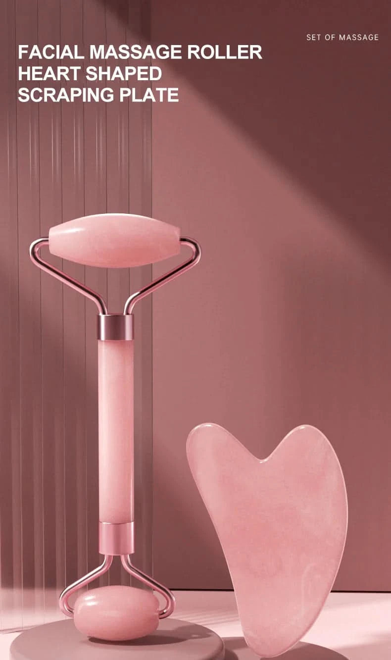 Gesichts-, Hals- und Augenroller aus Harz für die Gesichtsmassage, Instrument für die Gesundheitspflege, Schabebrett, Muskel-Schönheitspflegewerkzeuge