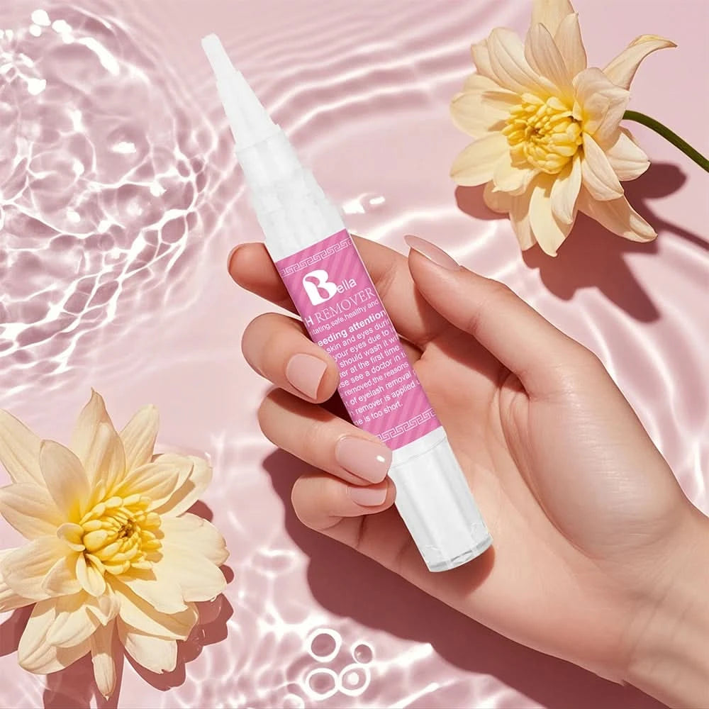 5 Stück Wimpernkleberentferner 10ml Wimpernkleberentferner Wimpernverlängerungskleberentferner Nicht reizend Schnelle Entladung Klebstoff Make-up