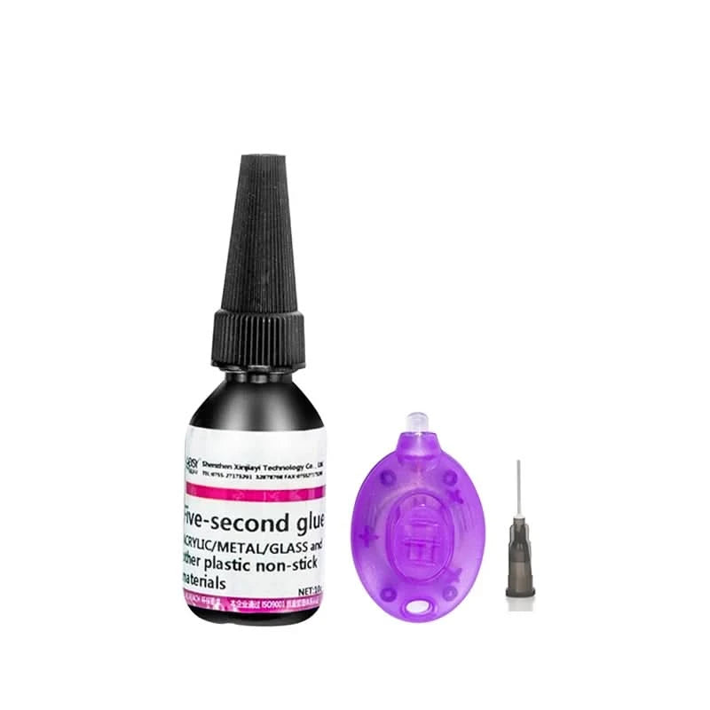 UV-Kleber Super Bonding Schweißkleber-Set UV-härtender Kleber 5 Sekunden Fix Klebstoff Dichtmittel Klebe- & Schweißkleber-Set