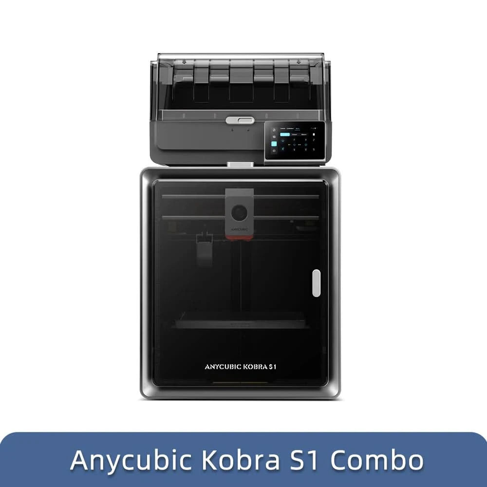 Anycubic Kobra S1 Combo Multi-Color 3D Printer Up to 600mm/s High Speed Printing Auto Leveling CoreXY Structure Direct Extruder