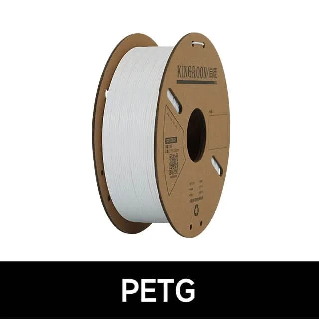 KINGROON Standard 1KG PLA PETG TPU ABS Filament 1.75mm +/- 0.03mm No bubbles 3D Printer Plastic, Random Spool