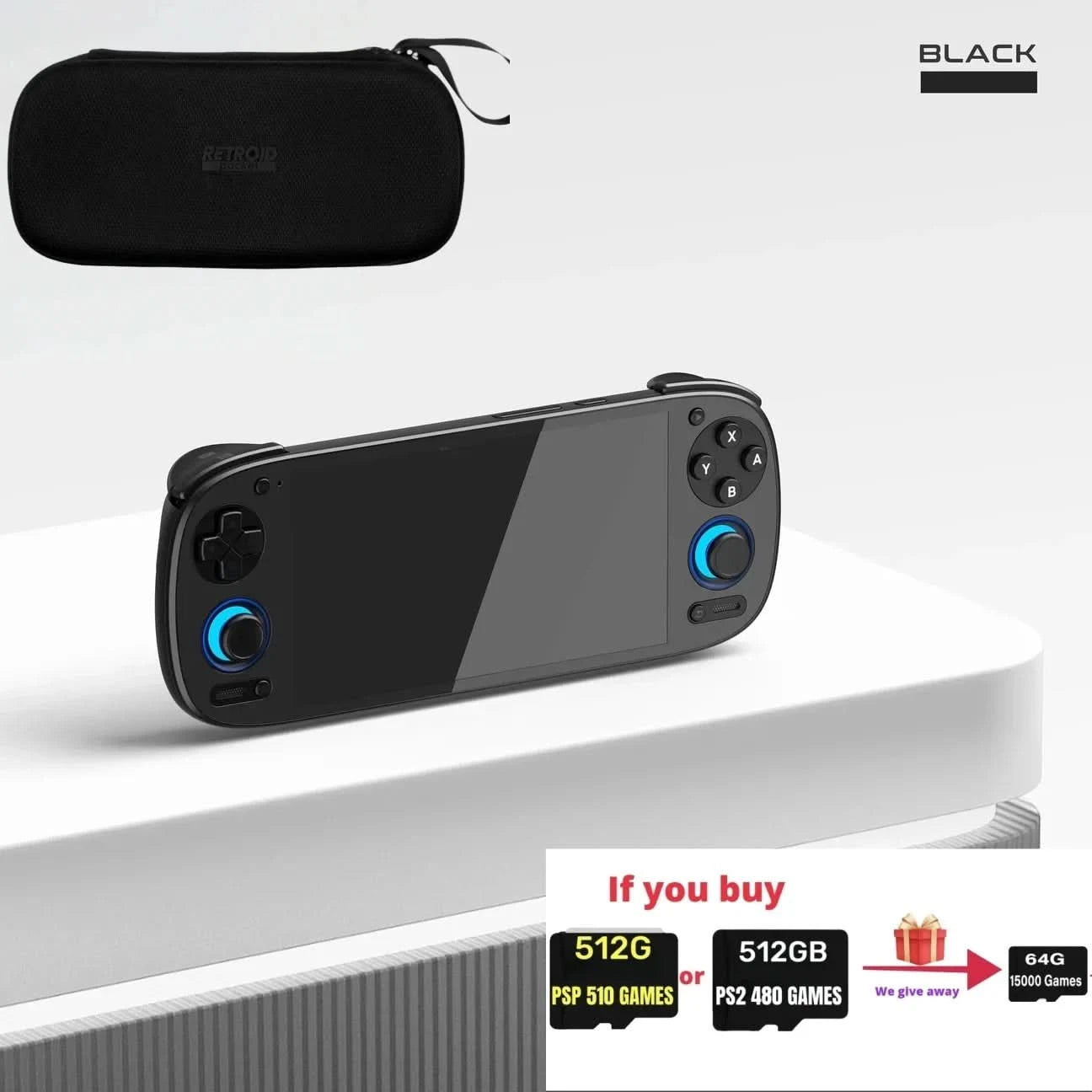 Retroid Pocket G2 Handheld-Spielkonsole Android 15 5,5 Zoll 1080P AMOLED Bildschirm 5000mAh Hall-Effekt Joystick RP G2 Spielekonsole