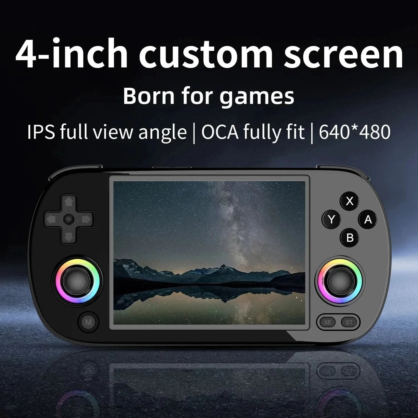 ANBERNIC RG40XX H Retro-Handheld-Spielkonsole RG40XXH Videoplayer Smartpro 4,0 Zoll IPS-Bildschirm Linux 5G WIFI 256G 300+ PSP-Spiele