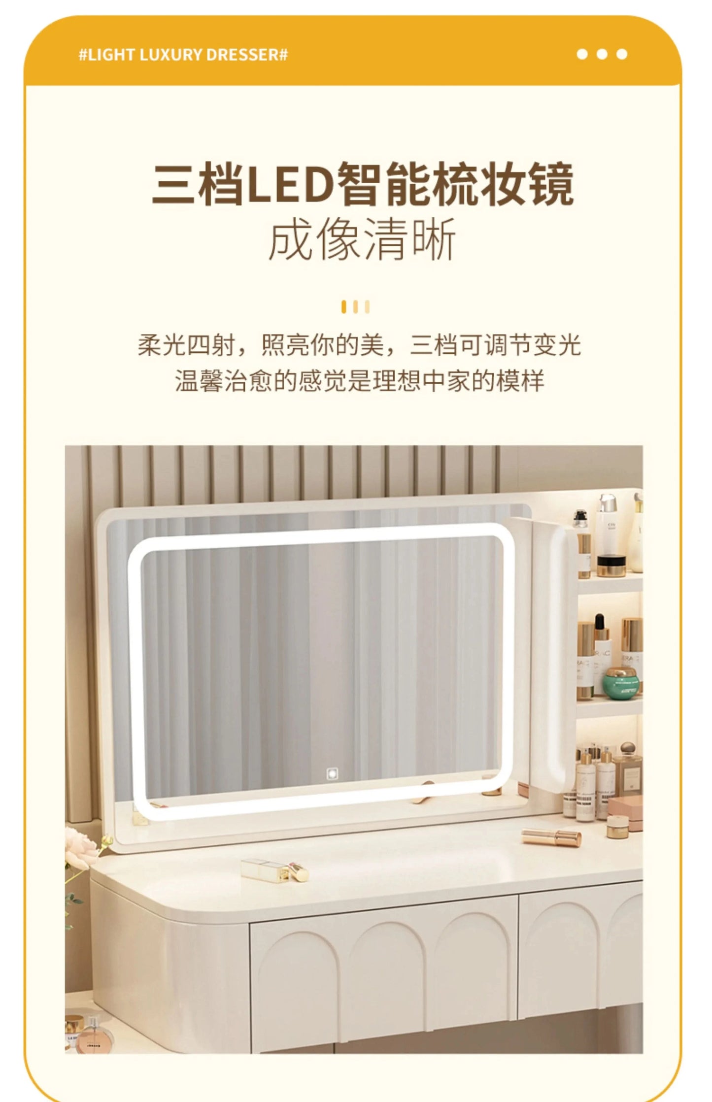 White Home Dressing Table Wood Cute Comfortable Luxury Dressing Table Minimalist Modern Muebles De Dormitorio Room Furnitures
