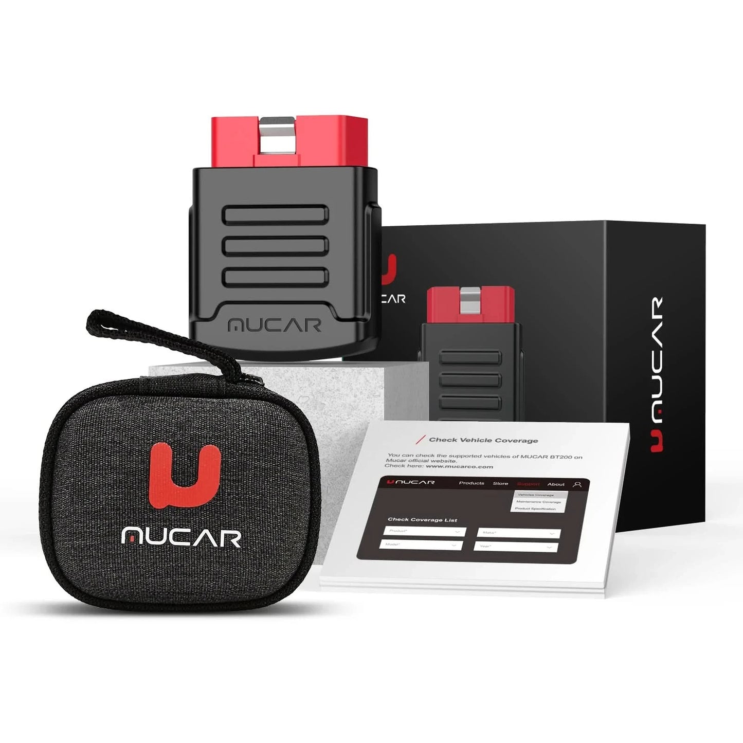 MUCAR BT200 BT200 PRO Car Scan Tool OBD2 Diagnostic Tool Full System Diagnosis scanner for all car 15 Reset Code Reader