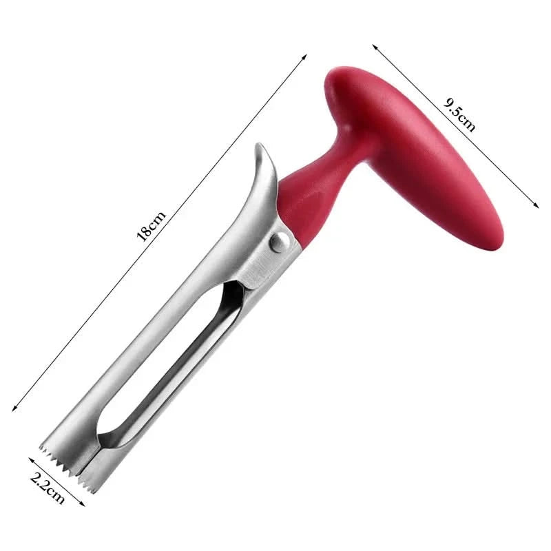 1Pc Apple Corer Remover Stainless Steel Apple Cutter Slicer Pear Apple Core Remove Tools Fruit Cutting Knife Kitchen Accessories