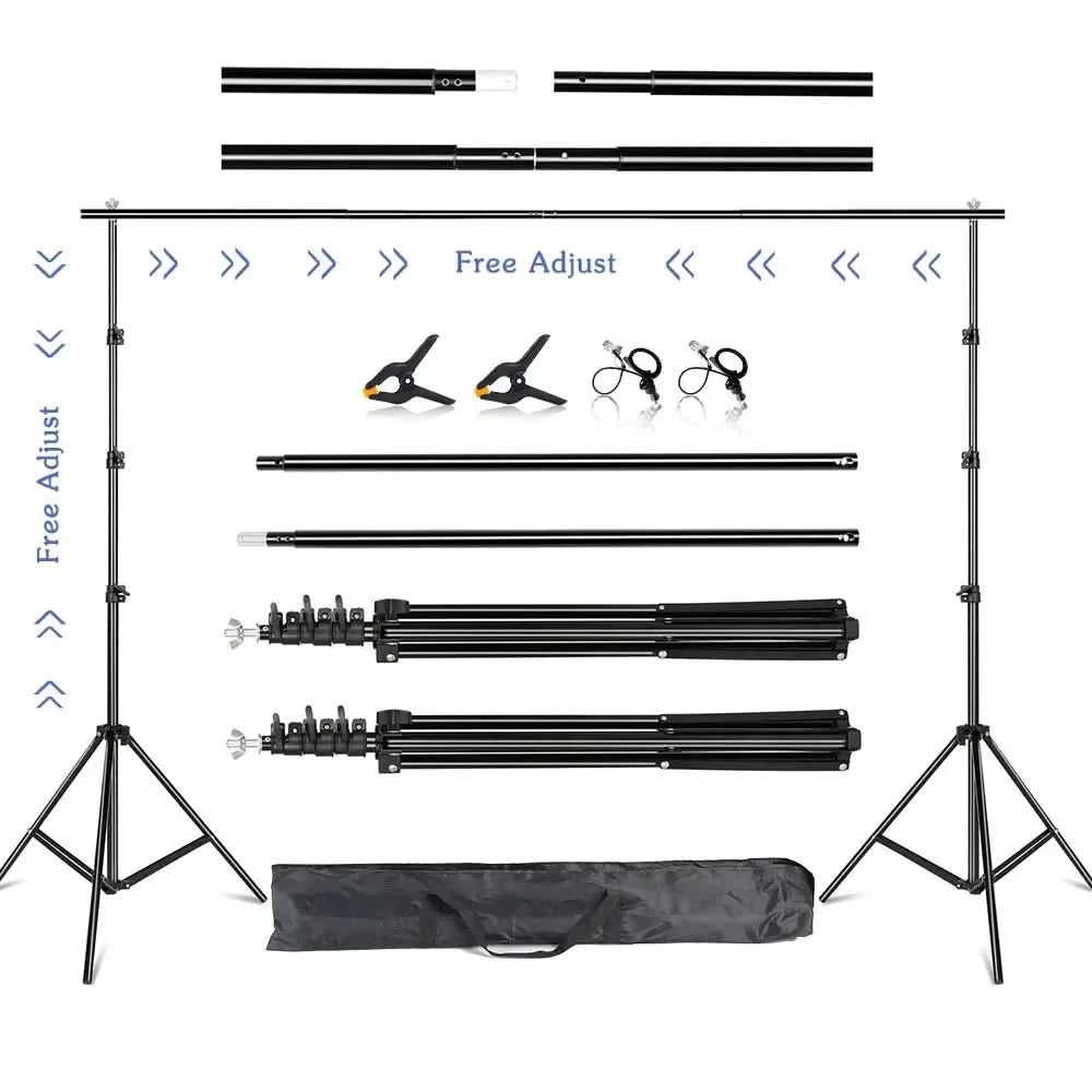 SH 2.6m*3m Suit Adjustable Backdrop Stand for Photography Wedding Photo Studio Backdrop Video Background Frame