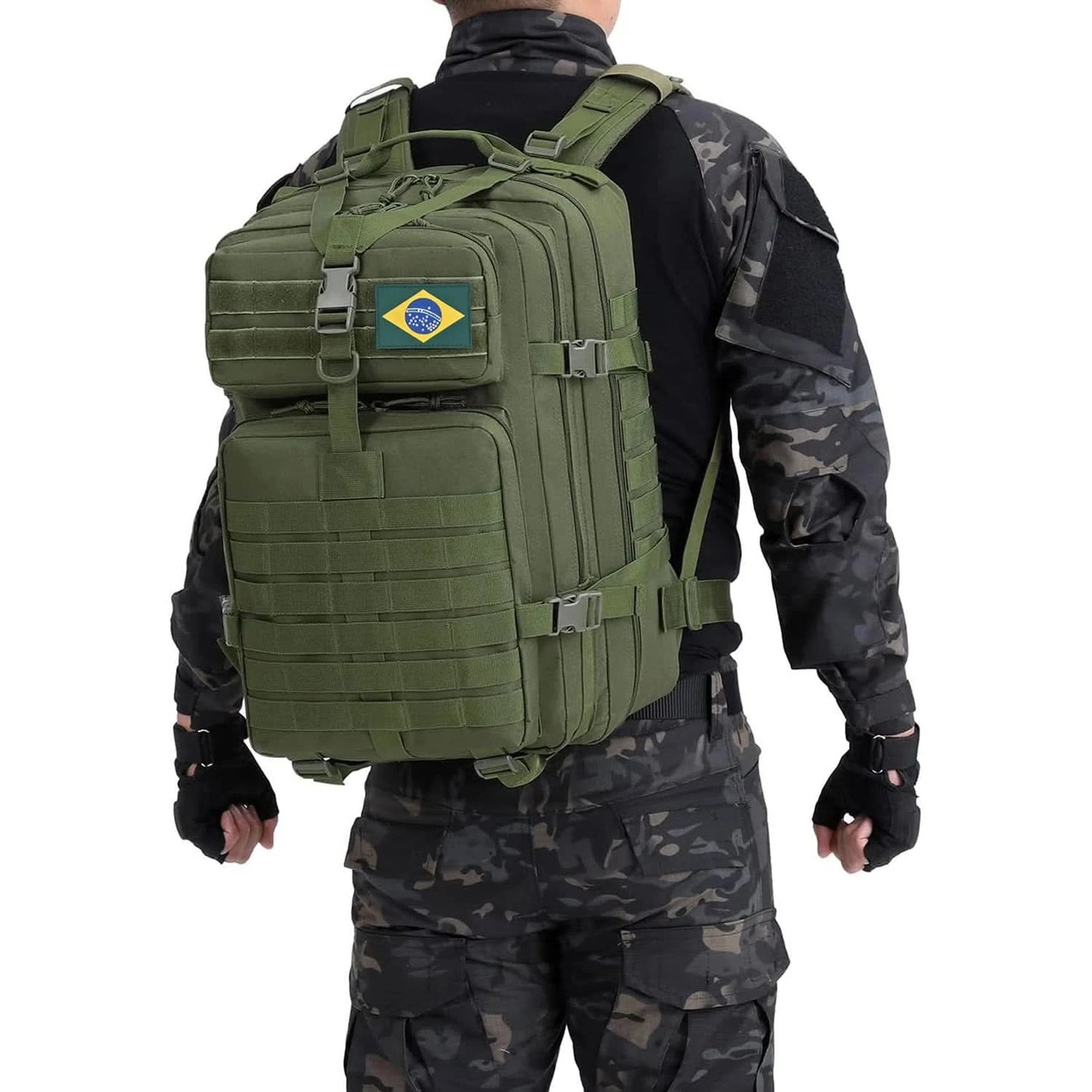 Assall Militärischer Taktischer Rucksack, verstärkt, wasserdicht, groß
