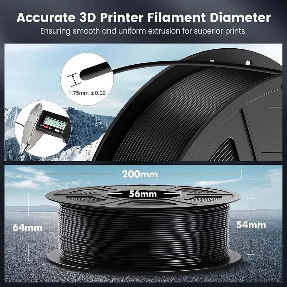 JAYO 3D Filament 1.75mm PLA / PLA Plus / PLA Meta/ Silk PLA+/PLA Matte 3D Prnter Filament 1.1KG For FDM Multicolor Set 10Rolls