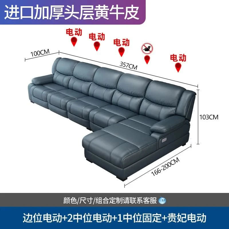 Luxury Function Living Room Sofa Leather Waterproof Designer European Living Room Sofa Reading Children Sofas Camas Furnitures