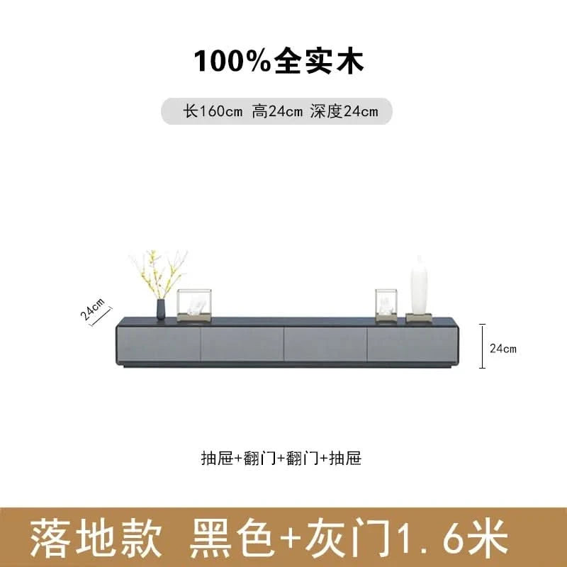 Wooden Long Tv Table Modern Design Nordic Accent Luxury Decoration Fashion Tv Stands Interior Archivadores Room Decorations