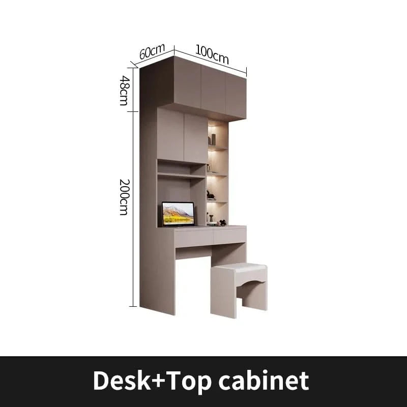SchiebetürenschrankNordisches modernes Heim-Möbel Schlafzimmer Schreibtisch Kommode in einer Kombination Leichter Luxus-Eckkleiderschrank Möbel
