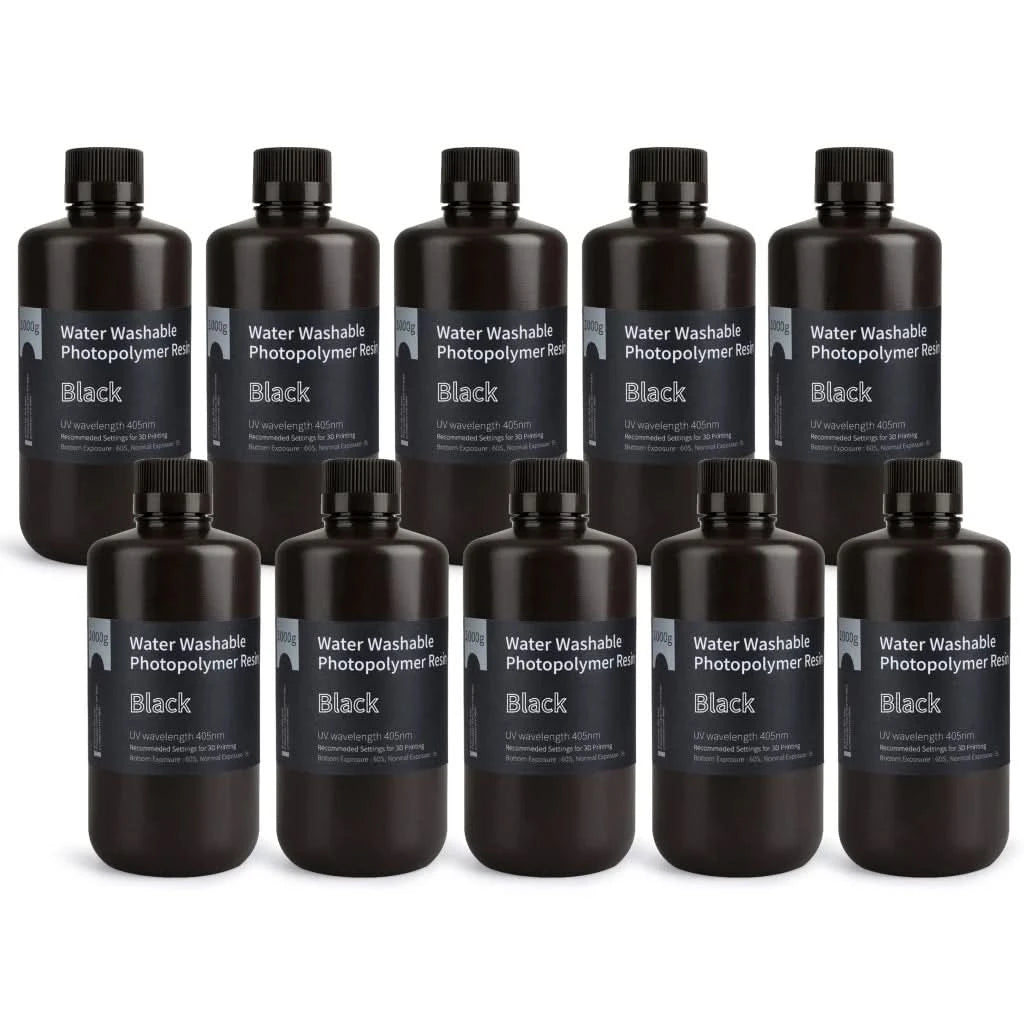 ELEGOO Water Washable 3D Druckerharz LCD UV-härtendes Harz 405nm Standard Photopolymerharz für LCD 3D-Druck 1000g 8 Farben