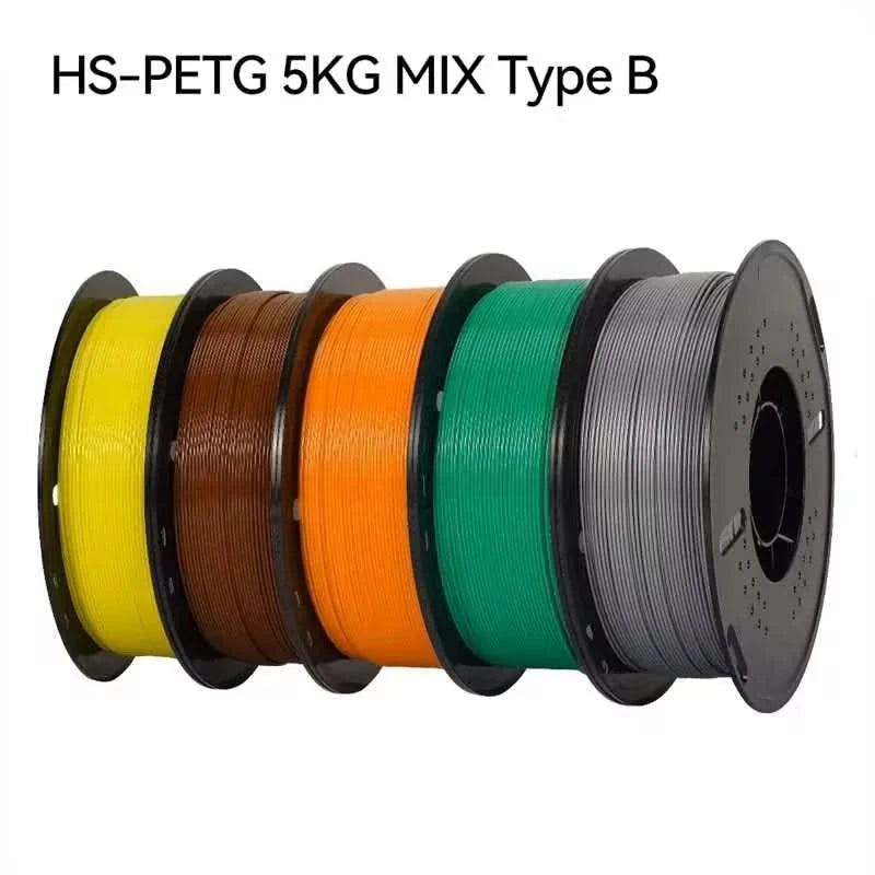 KINGROON Newest PETG HS-PETG 3D Printer Filament 1.75mm High Speed 3D Printinng Material Hyper PETG 5KG 10KG Mix Color ﻿
