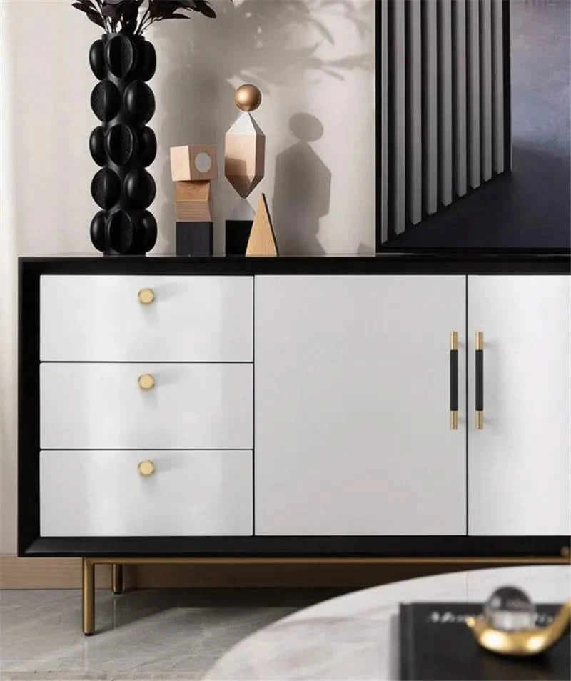 KK&FING Aluminium Knurled Handle Furniture Gold Cabinet Knobs Long Handles Kitchen Cupboard Drawer Knobs Dold Knobs And Pulls