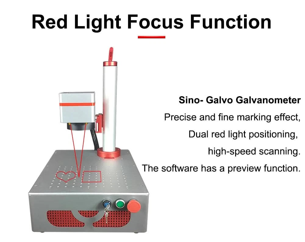 Hunst Kleine Lasermarkiermaschine MAX 30W Tragbare faltbare Mini-Fasergravurmaschine für DIY-Gravurgeschenke Metallgravur