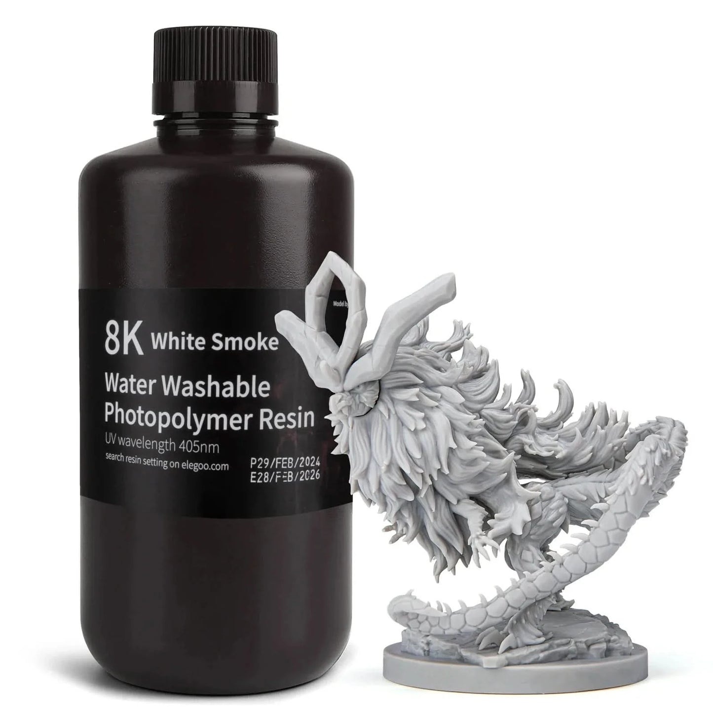 Elegoo 1KG/2KG/4KG UV-Harz 2.0 für 3D-Drucker SATURN 3 ULTRA 3D-Druckmaterial UV-Harz normal 1kg Flüssigkeitsflasche
