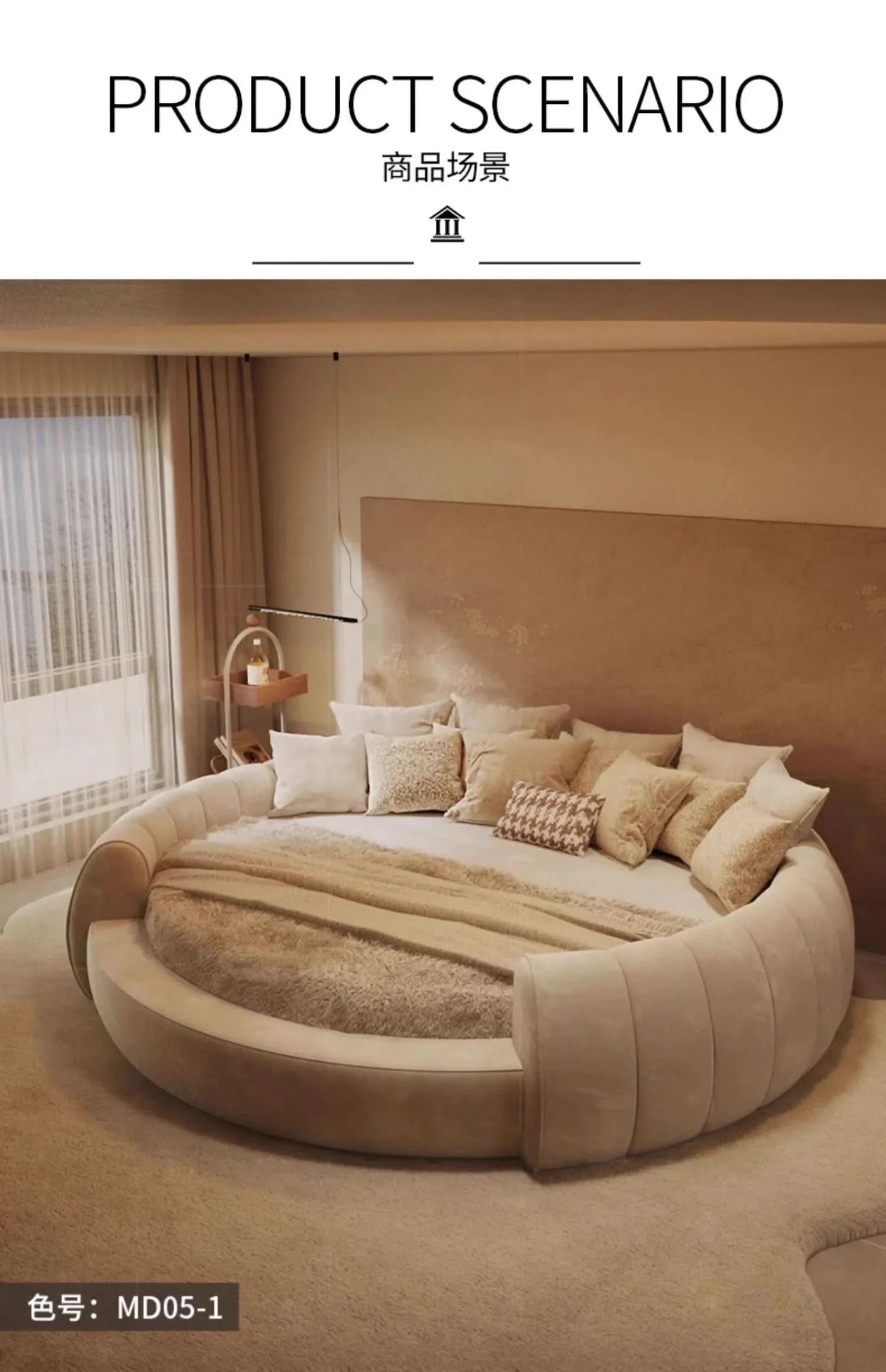Bedside Table Unique Bed Modern Luxury Lounge French Bed Sleeping Multifunctional Muebles Para Dormitorio Home Furniture