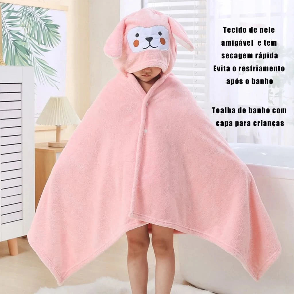 Kapuzen-Babyhandtuch für Neugeborene mit Ohren für Jungen und Mädchen 138*68cm --RISOVIT FTB0632