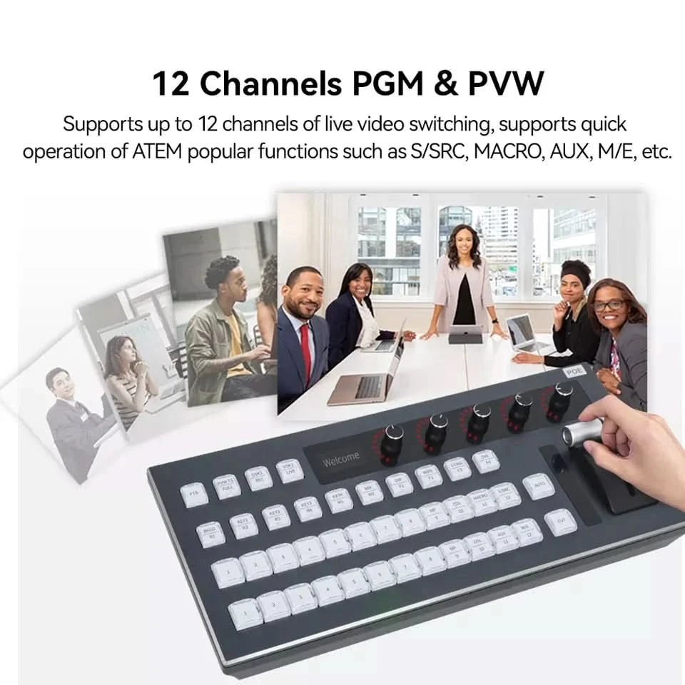 IP USB switcher atem switchboard control panel switch video mixer switcher vMix software switchboard control panel