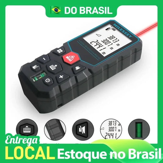 MILESEEY Laser Distance Meter X5 40M 60M 80M 100M High Precision Laser Tape Measure,Multiple Measurement Electronic Ruler