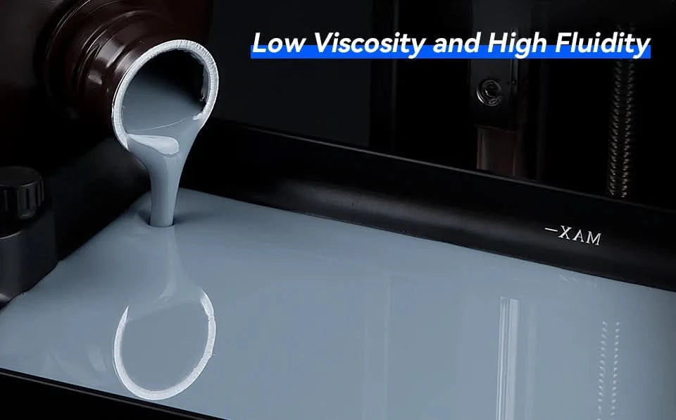 ELEGOO 3D Printer Rapid Resin LCD UV-Curing Resin 405nm Standard Photopolymer Resin for LCD 3D Printing 1000g Grey