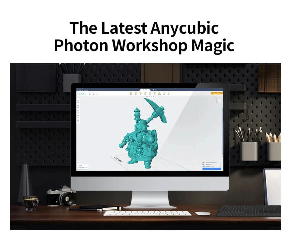 ANYCUBIC Photon Mono M7 Pro 14K Geschwindigkeit bis zu 170 mm/h Mono MSLA 3D-Drucker 10,1'' LCD-Harz 3D-Drucker Größe 223*126*230mm
