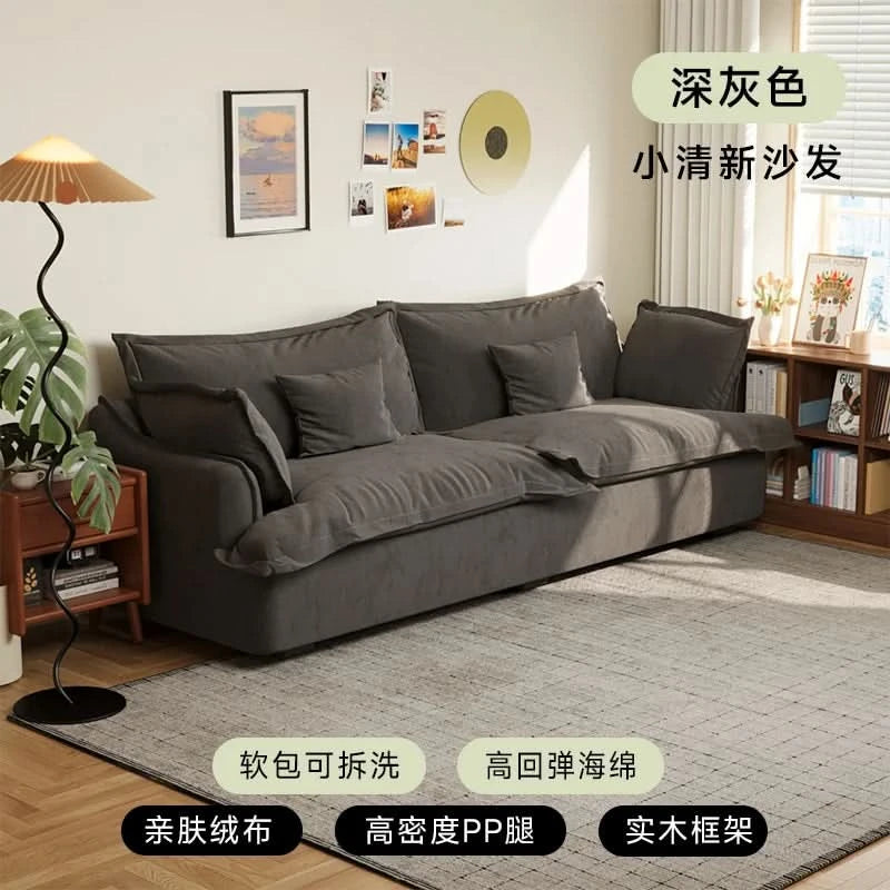 Double Floor Living Room Sofas Designer Cushion Adults Comfortable Sofa Floor Elegant Divani Da Soggiorno House Accessories