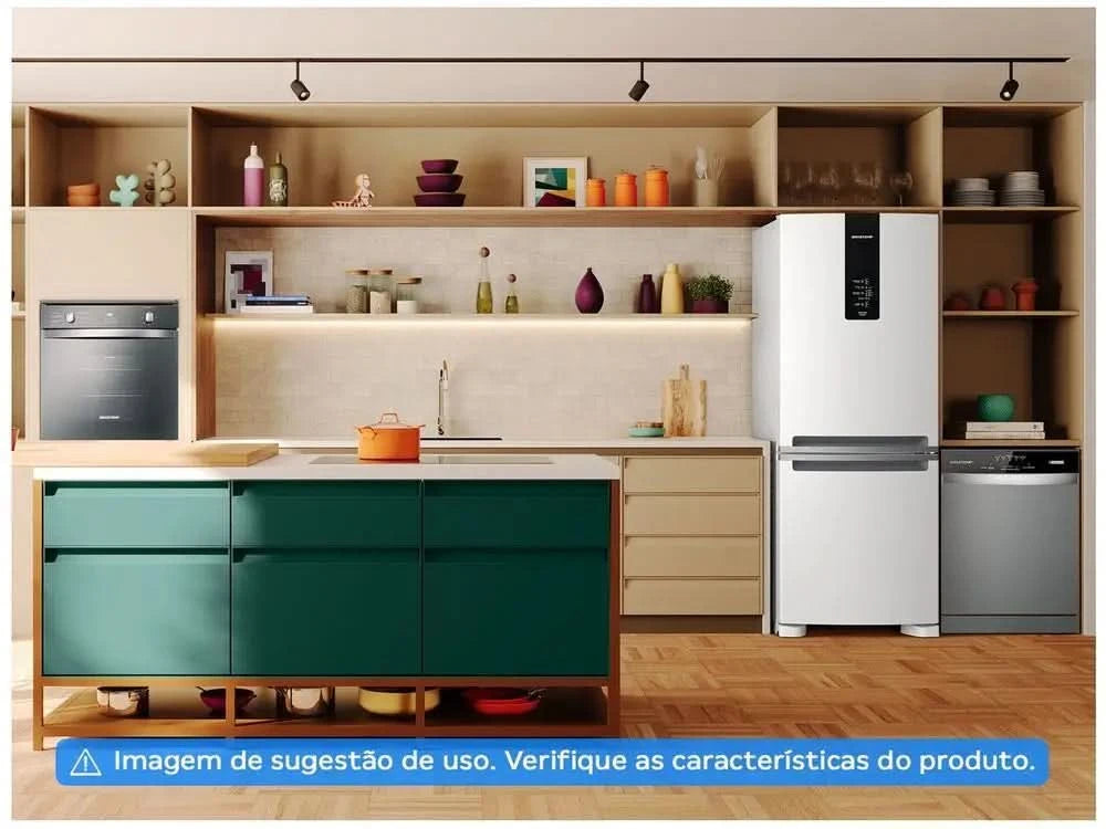 Refrigerator/Cooler Brastemp Frost Free Duplex 447L BRE57FB - 220V