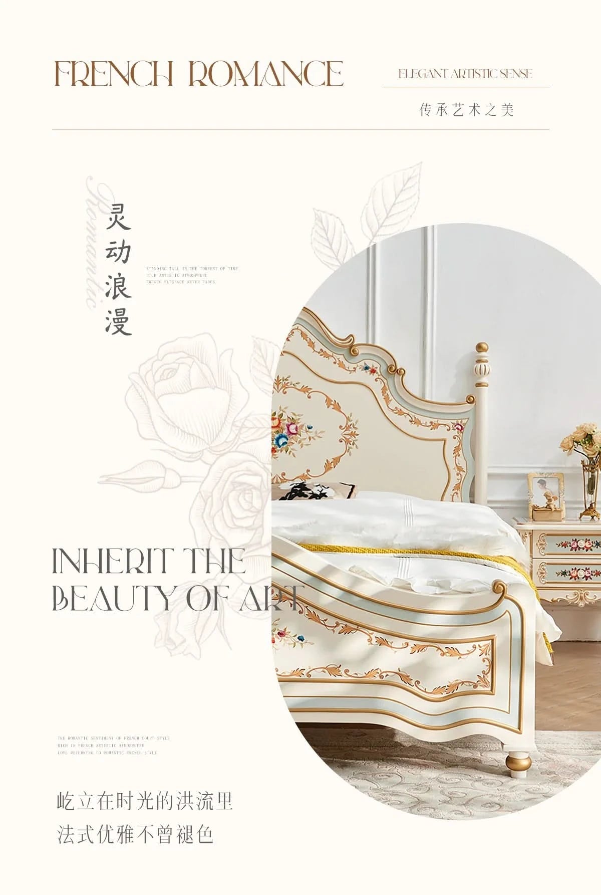 Modern Frame Bed Double King Size Bedroom Beauty European Sleeping Bed Platform Girls Letto Matrimoniale Lounge Suite Furniture