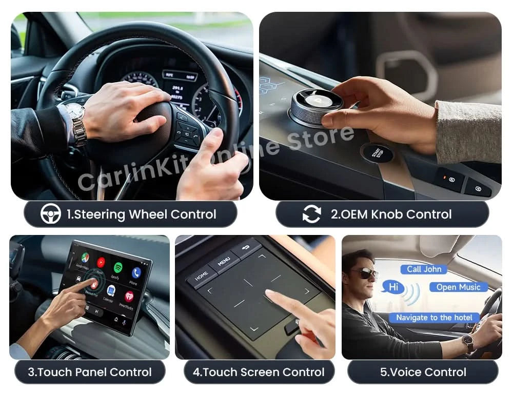 Carlinkit SDM660 Aibox Android 13 USB-A CarPlay Android Auto Wireless Adapter Unterstützt Online-Video Spotify Netflix Bluetooth Wifi