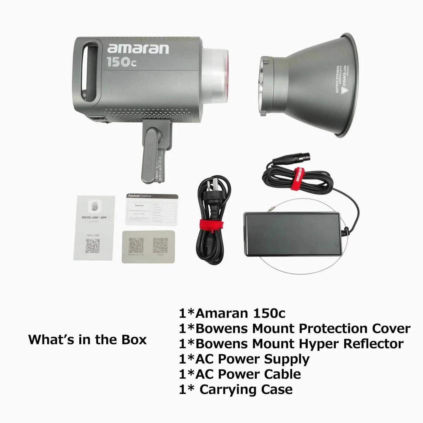 amaran 150c RGBWW LED-Videoleuchte Fotoleuchte 2500K-7500K für TikTok Live-Streaming Foto-Videoaufnahmen von Aputure