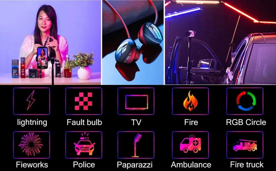 【DO BRASIL】Sokani X25 RGB LED Video Light Handheld Tube Wand Stick  CTT Photography Lighting 3000mAh APP for YouTube Tiktok
